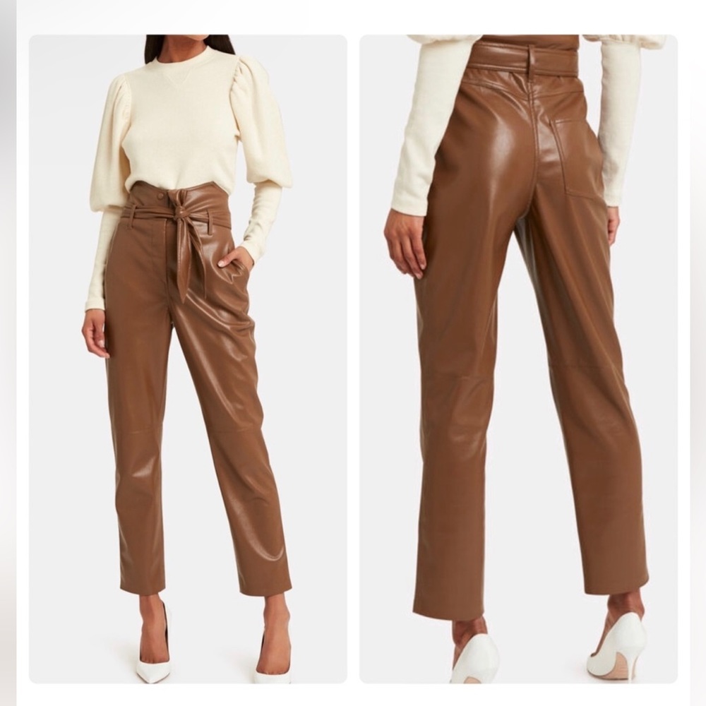 Lucy Paris Faux Leather Pants